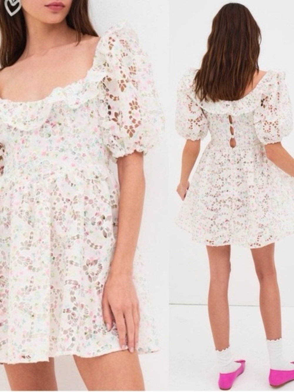 NWT For Love and Lemons Magnolia Mini Dress